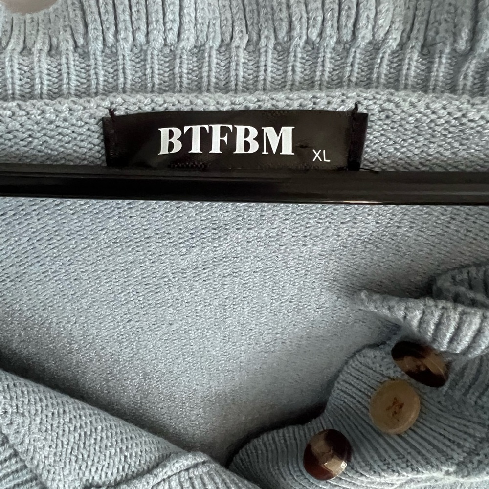 BTFBM Ruffle Trim Sweater - Picture 2 of 8